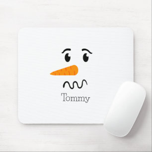Frosty the Snowman Confuse Face Mousepad