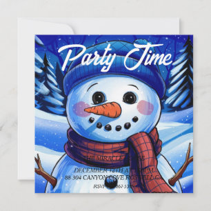 Frosty the Snowman Einladung