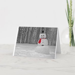 Frosty the Snowman Feiertagskarte