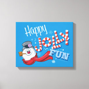 Frosty the Snowman™   Fröhlicher Jolly Spaß Leinwanddruck