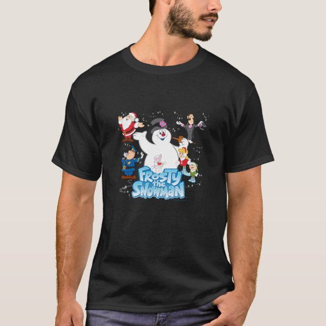 Frosty The Snowman Frosty Cast Swea T-Shirt (Vorderseite)