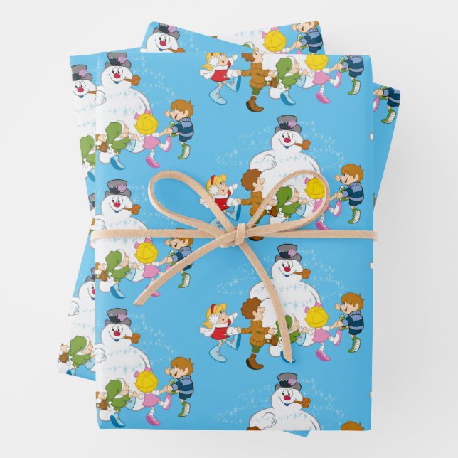 Frosty the Snowman™ | Frosty & Children Playing Geschenkpapier Set (Beispiel)