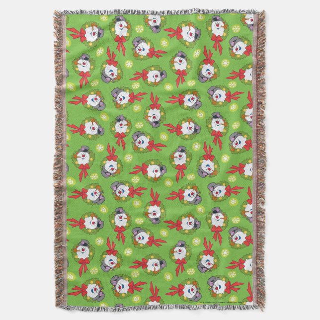 Frosty the Snowman™ | Frosty Holiday Wreath Decke (Vorderseite Vertikal)