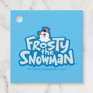 Frosty the Snowman™   Gestrickte Logos Geschenkanhänger