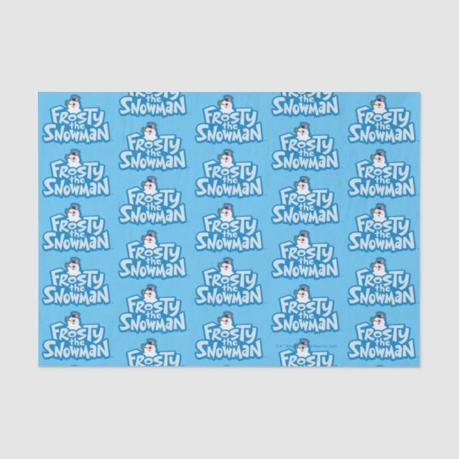 Frosty the Snowman™ | Gestrickte Logos Seidenpapier (Vorderseite)