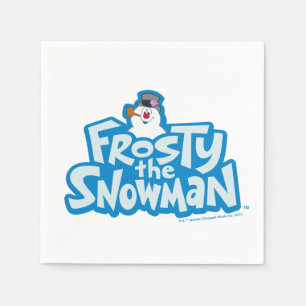Frosty the Snowman™   Gestrickte Logos Serviette