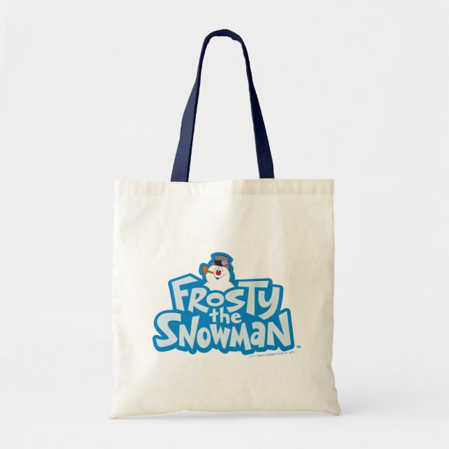 Frosty the Snowman™ | Gestrickte Logos Tragetasche (Vorne)