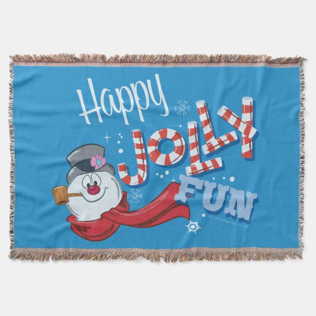 Frosty the Snowman™ | Happy Jolly Fun Decke (Vorderseite)