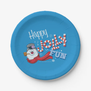 Frosty the Snowman™   Happy Jolly Fun Pappteller