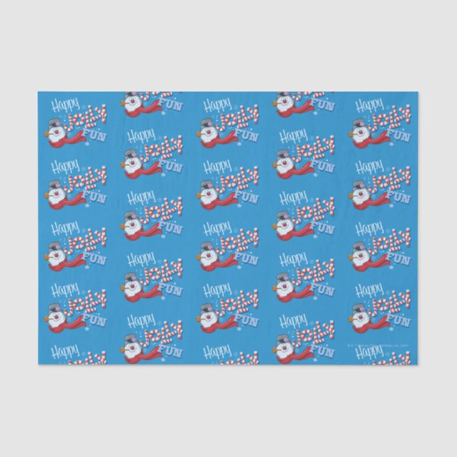 Frosty the Snowman™ | Happy Jolly Fun Seidenpapier (Vorderseite)