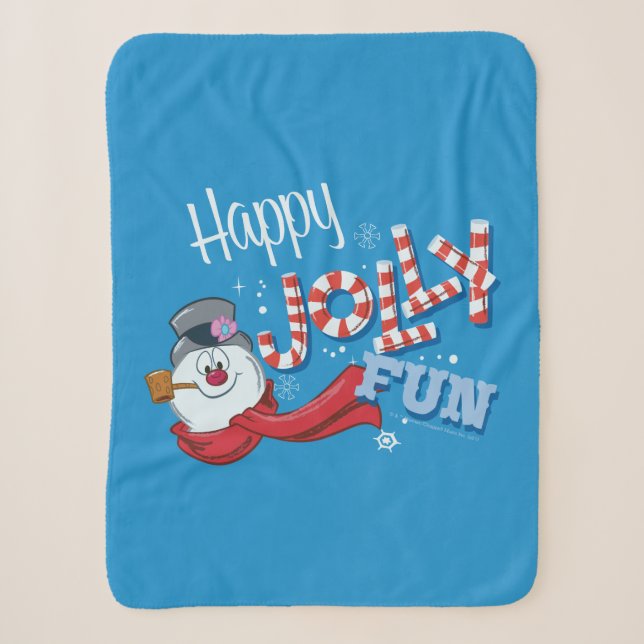 Frosty the Snowman™ | Happy Jolly Fun Sherpadecke (Vorderseite)