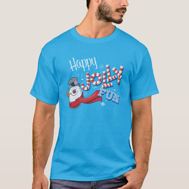 Frosty the Snowman™ | Happy Jolly Fun T-Shirt (Vorderseite)