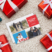Frosty The Snowman Holiday Family Foto Collage