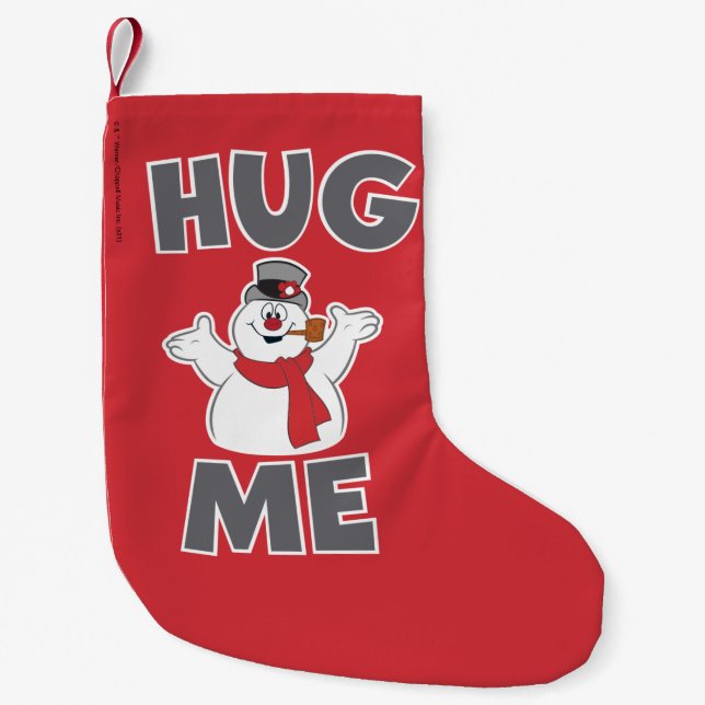 Frosty the Snowman™ | Hug Me Kleiner Weihnachtsstrumpf (Vorderseite)