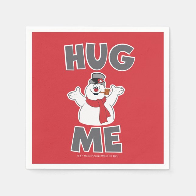 Frosty the Snowman™ | Hug Me Serviette (Vorderseite)