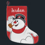 Frosty the Snowman™ | Ich mache den Sommer nicht Kleiner Weihnachtsstrumpf<br><div class="desc">Karo diese lustige Retro-Grafik von Frosty the Snowman,  die lautet: "Ich mache den Sommer nicht."</div>