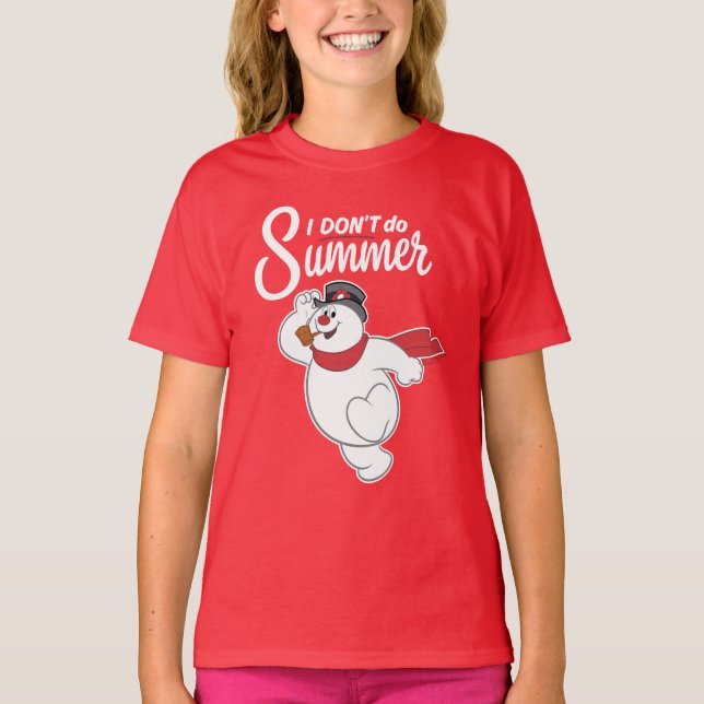 Frosty the Snowman | Ich mache den Sommer nicht T-Shirt (Vorderseite)