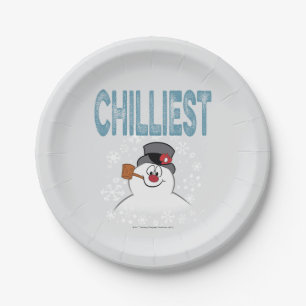 Frosty the Snowman™ Kältester Pappteller
