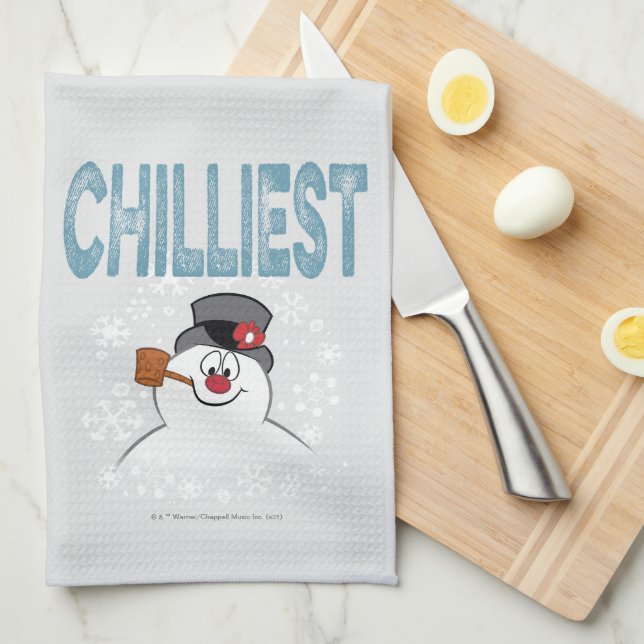 Frosty the Snowman™ | Kinderfrühstück Geschirrtuch (Viertel Falte)