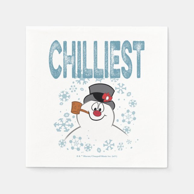 Frosty the Snowman™ | Kinderfrühstück Serviette (Vorderseite)
