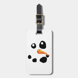 Frosty the Snowman lächelt Gepäckanhänger