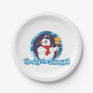 Frosty the Snowman™   Magisches Frostportrait Pappteller