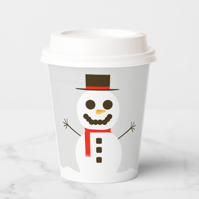 Frosty the Snowman Paper Cup Pappbecher (Vorderseite)