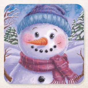 Frosty the Snowman Paper Untersetzer