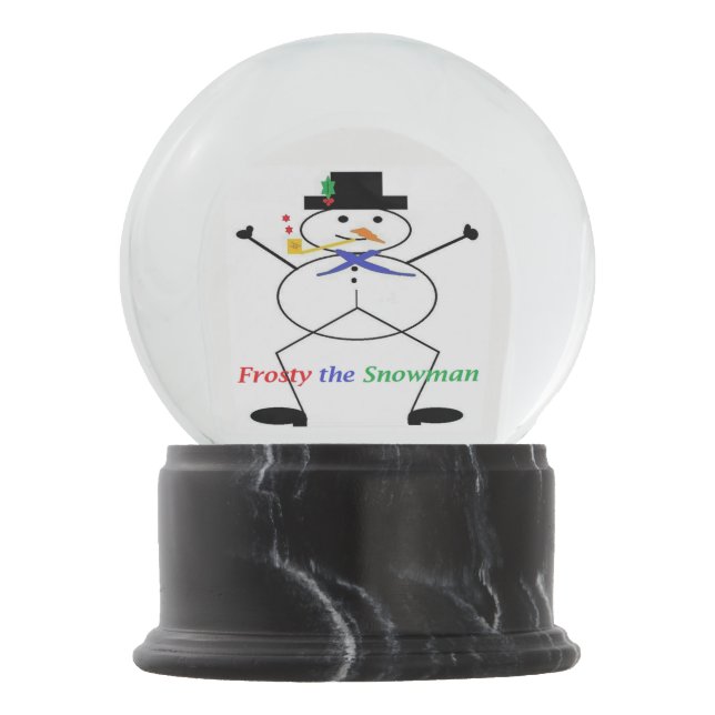 "Frosty the Snowman" Schneeglobe Schneekugel (Vorderseite)