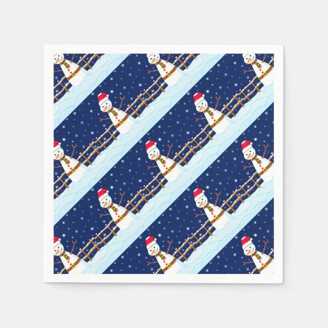 Frosty the Snowman Serviette (Vorderseite)