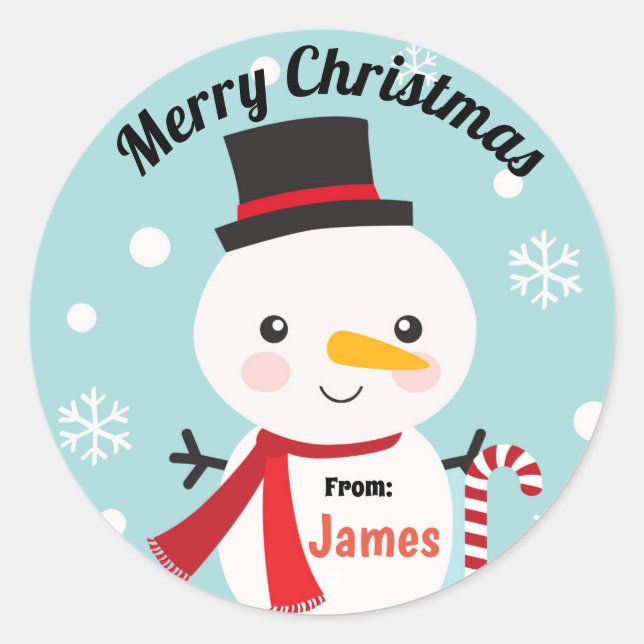 Frosty the Snowman Stickers (Vorderseite)