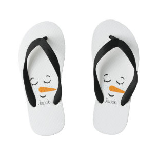 Frosty the Snowman träumt Kinderbadesandalen