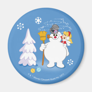 Frosty the Snowman™   Winterspass von Frosty & K Magnet