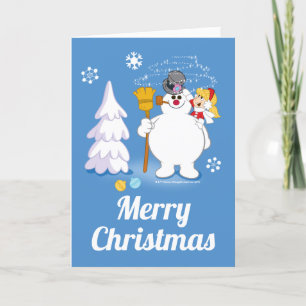 Frosty the Snowman™ Winterspass von Frosty & Kar Feiertagskarte
