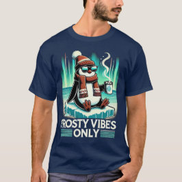Frosty Vibes Only - Relaxter Pinguin für gemütlich T-Shirt