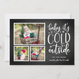 Frosty Wites | Holiday Foto Collage Card Feiertagskarte