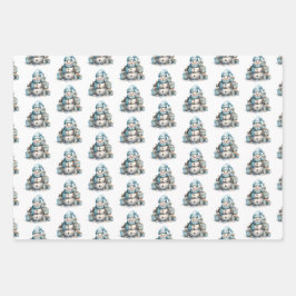 Frosty Wonderland Geschenkpapier Set