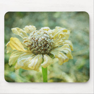 Frosty Zinna Mousepad