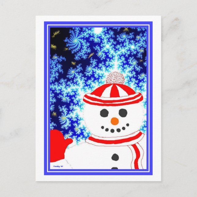 FROSTY'S NIGHT POSTKARTE (Vorderseite)