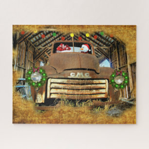 Frostys Vintage-GMC-Lkw-Weihnachtsfahrt