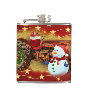 Frosty's Vintage Weihnachten Flachmann