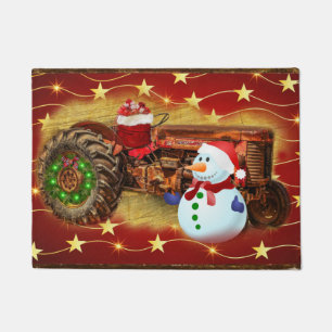Frosty's Vintage Weihnachten Fußmatte