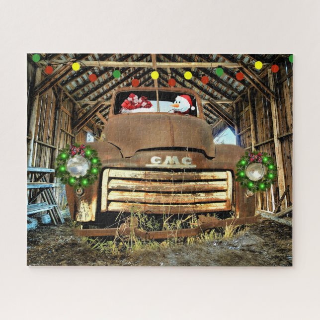Frosty's Vintager GMC Truck Weihnachtslauf (Horizontal)
