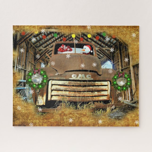 Frosty's Vintager GMC Truck Weihnachtslauf (Horizontal)