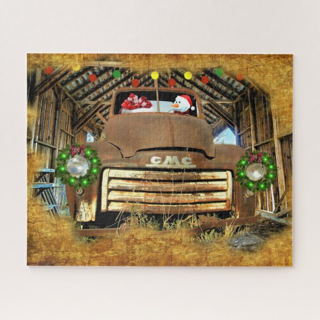 Frosty's Vintager GMC Truck Weihnachtslauf (Horizontal)