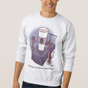 Frothy Men's Ash Sweatshirt