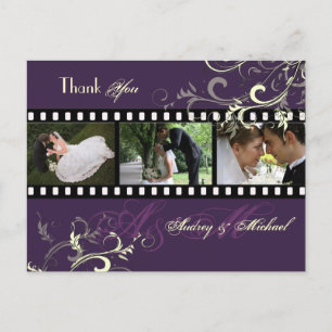 Frotte les cartes postales Mariage Merci