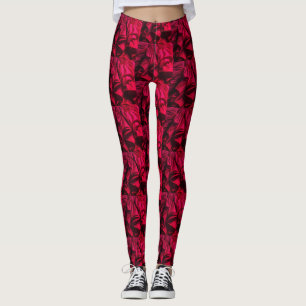 Froufrous bordeaux foncé sur collant personnalisé