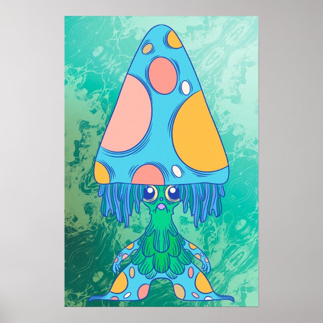 Frowning Mushroom Poster (Vorne)