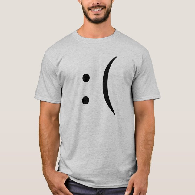 Frowny stellen gegenüber T-Shirt (Vorderseite)